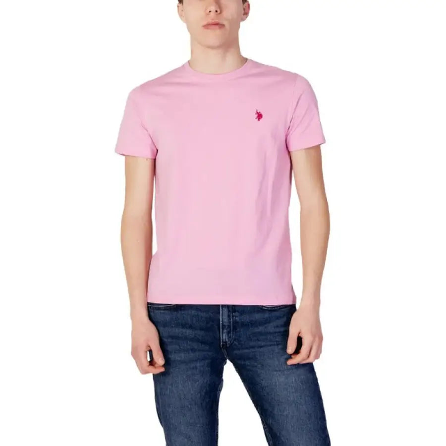 U.s. Polo Assn. - Men T-Shirt - pink / 3XL - Clothing